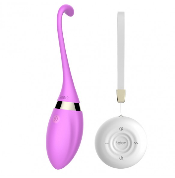 HK LETEN Swan Wireless Remote Vibrator Egg (Chargeable - Purple)